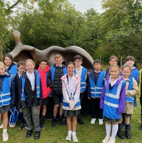 Leopards and Lynx visit to Henry Moore Foundation