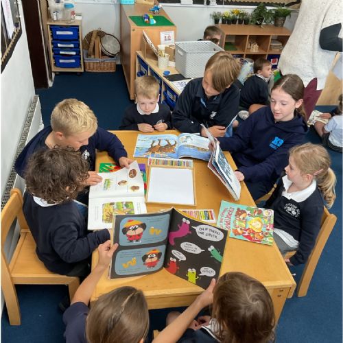 Year six buddies
