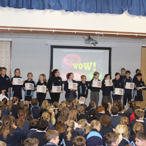 Autumn reading award assembly
